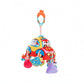Ujeavette SoftTextured Infant Pull Toy Soft Hanging Sensory Toy Tactile Colorful For Infants, Car