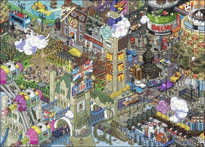 Heye London Quest, Pixorama 1000 Teile Puzzle