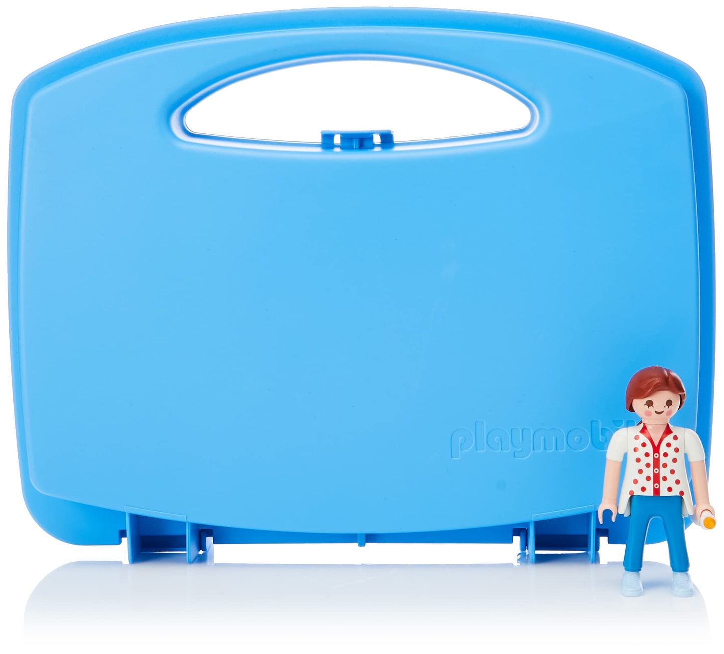 Playmobil Family Picnic Carry Case - Multi Color, Plastic, 2.17"x7.6"x9.84", Model 9103