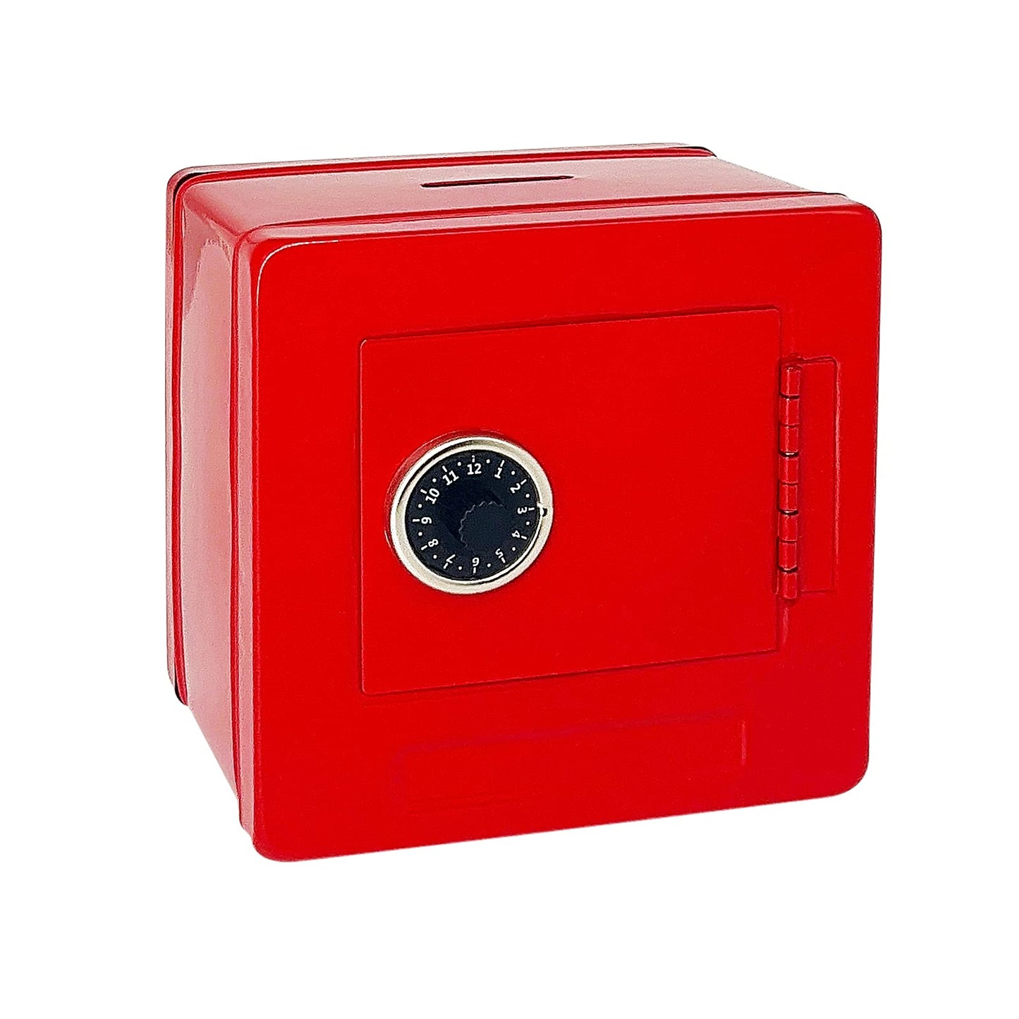 Kids' Mkid Safe Piggy Bank, Metal Safe With Key, Money Saving Box For Children, Boys Girls Best Giftoney Banks (Red, Small)