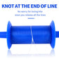 Simxkai Kite Spool, Reel Winder,Grip String Handle, 600 Feet Twisted Line For Each String Handle (1&2&3&4Pack) (Blue)
