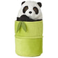 Aurora® Interactive Hand Puppet Panda Pop Up Puppet Stuffed Animal - Storytelling Adventures - Playful Learning - Multicolor 10 Inches