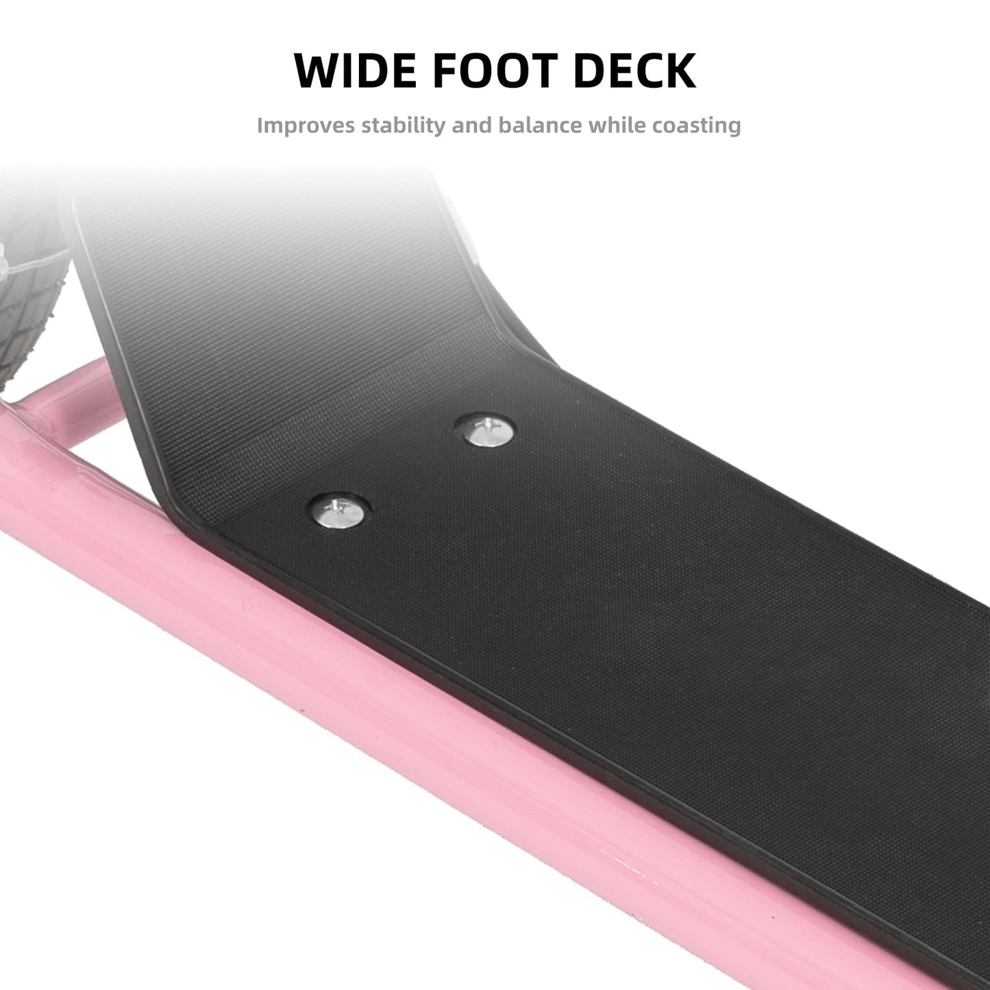 JOYSTAR Kick Scooter for Ages 5-9 Years Old Boys Girls  12 Inch Big Wheels Scooters for Kids  Teens and mature-themeds  Adjustable Handlebar  Kids Scooter  Pink