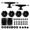 VJ 5.0 Skateboard Trucks (Black), Skateboard Wheels 52mm, Skateboard Bearings, Skateboard Pads, Skateboard Hardware 1 (52mm Bla