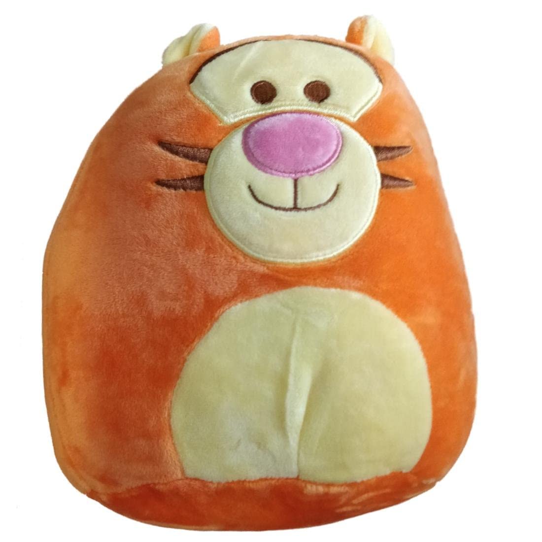 Squishmallows Pooh Bear 8" Plush Toy - Soft Orange Polyester Stuffed Animal, Model SQ21POOHASST