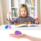 Augshy 18Pcs Plastic Egg Shakers Percussion Musical Egg Maracas Easter Eggs With 8 Colors
