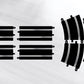 Scalextric Extension Pack 7 1:32 Scale Straights X 4 Curves X 4 C8556 Slot Car Track, Black