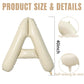 Wpensky 40 Inch Cream Letter Balloon, Large Foil Mylar A Balloon for Birthday Party & Wedding Decorations