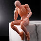 Gnallang Action Figures Pvc Model (Yellow Color) With Box Drawing Figure Models For Artists(Male)