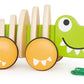 Hape Wooden Walk-A-Long Croc For Babies| Pull & Pull Walking Toy For Toddlers 12 Months And Up