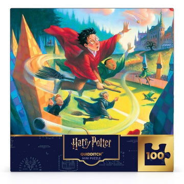 New York Puzzle Company - Harry Potter Quidditch Mini - 100 Piece Jigsaw Puzzle For Family Game Nights By Mary Grandpr