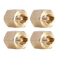 INJORA 9g Brass Wheel Hex Hub 7mm Extenders Adaptor for TRX4M Redcat Ascent18 1/18 RC Crawler Car Upgrade(9g/Total)