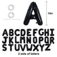Toniful 52 Pieces 16 Inch Cream White Letter A-Z Balloons,Custom Phrase Mylar Foil Alphabet Letter Diy Personalized Phrase Banne