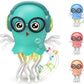 Dancing Jellyfish Toy For Kids With Music & Led Lights, Crawling Musical Baby Toy With 360 Bump And Go Action, Interactive Senso