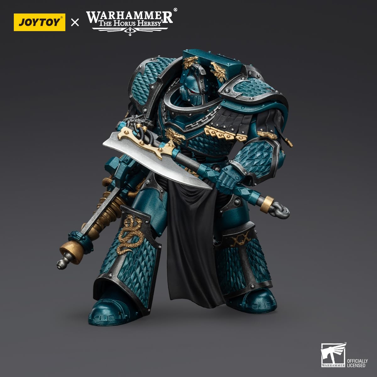 malt-inspiredISE JOYTOY 1/18 Action Figures - Warhammer The Horus Heresy Alpha Legion Lernaean Terminator with Conversion Beam Cannon - 5 Classic Character Collectible Age 15 and Above