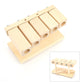 Percussion Clapper, Clear Texture Music Blocks With Hammer Wood Color For Temples For Yoga