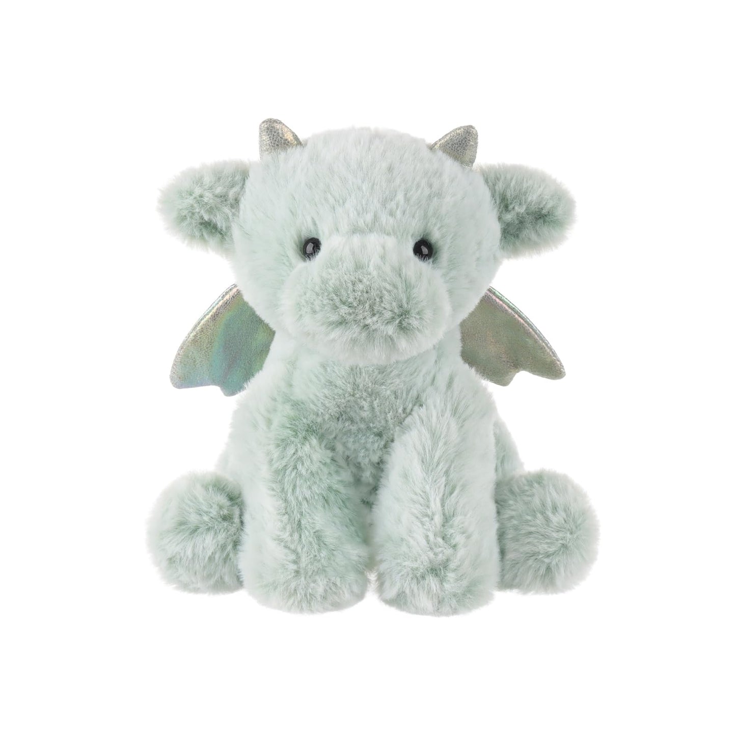 Apricot Lamb Black Dragon Plush Stuffed Animal, 7.9" Small, Soft Polyester Toy for Kids, Cute Black Dragon
