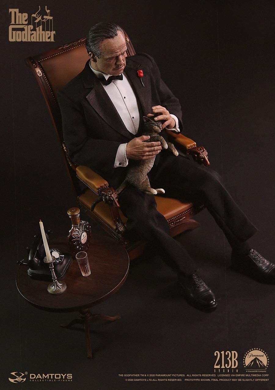 DAMTOYS 1/6 Scale The Godfather 1972 Vito Corleone Action Figure, Medium, Multicolor, Model SJYT-001