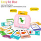 Eaever Educational Learning Toys - 520 Sight Words Talking Flash Cards, Autism Sensory Toys, Pocket Speech For Toddlers, Toddler