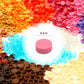 Etarnfly 2800Pcs Pixel Bricks, 1X1 Round Plates - 28 Colors Building Blocks Parts And Pieces - Transparent Pixel Arts Dots Bulk