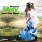 Joovy Toy Car Seat for Dolls - Crash-Tested, Machine-Washable, 21.5" x 13" x 11.7", Blue, Fits 12”-22” Dolls