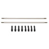 Meus Racing 1/10 Links Steel Chassis Links Kit For Traxxas Trx4 Axial Scx10 Tamiya Cco1 Redcat Gen8 1/10 Rc Crawler (155Mm)