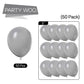 Partywoo Gray Balloons, 50 Pcs 5 Inch Latex Balloons, Gray Balloons, Party Balloons, Latex Balloons, Birthday Balloons For Baby Shower Decorations, Birthday Decorations Men, Wedding