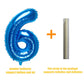 32 Inch Blue Number 6 Balloons Foil Ballon Digital Birthday Party Decoration Supplies (Blue Number 6 Balloon)