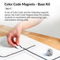 Ozobot Color Code Magnets Base Kit: Interactive Coding Learning Tool for Kids Ages 5+, Enhances Logic & Problem-Solving Skills,