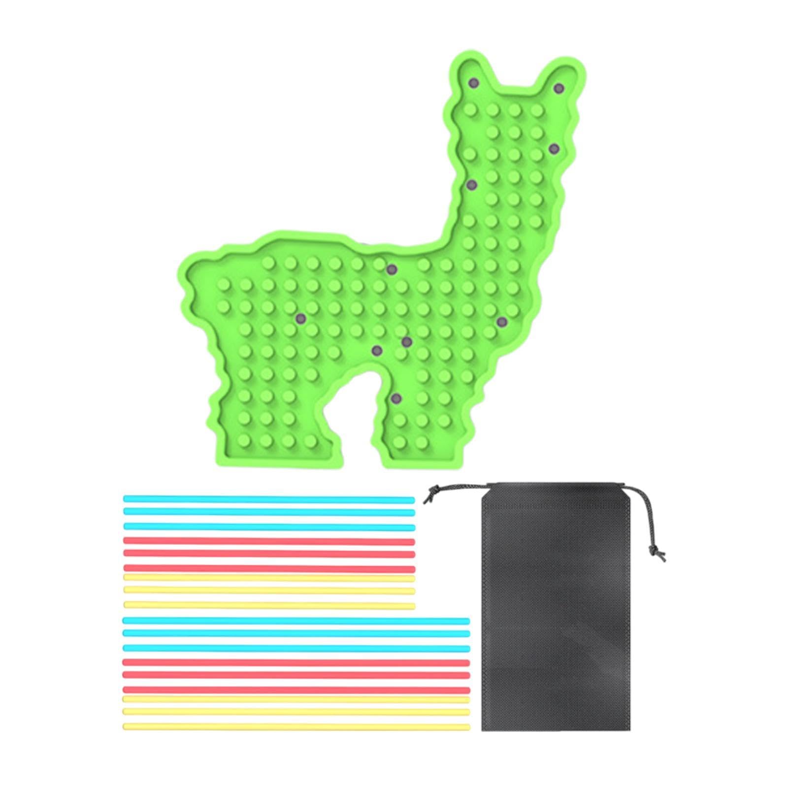 The Style Sutra Silicone Sensory Activity Board Calm Down Toy For Girls Boys Kids 2 Year Old Green