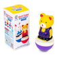 Ratnas Rhythm Roly Poly Junior Teddy Push and Shake Wobbling Bell Sounds Musical Rattling Toy for New Born Infants & Toddlers