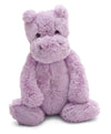 Jellycat Bashful Lilac Hippo Stuffed Animal  Medium 12 inches - Hippopotamus Plush Toy - Classic Children's Gift