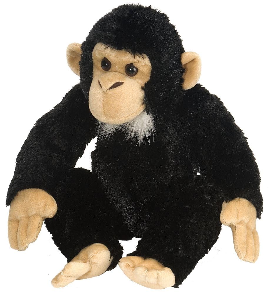 WILD REPUBLIC Chimp Stuffed Animal Plush Toy, 12" Multi, Model 16521, Made of Polyester