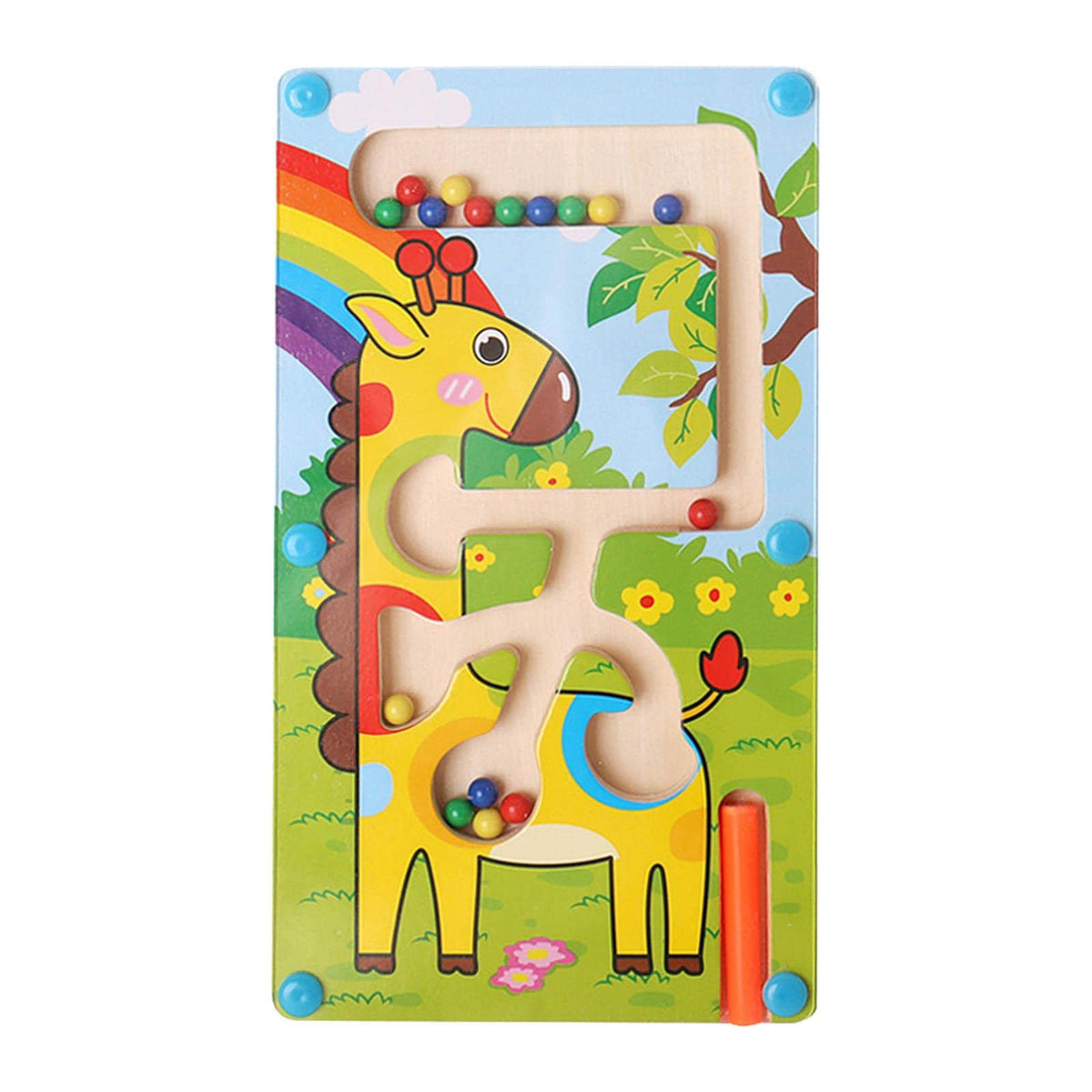 Jazzy Pearls Magnetic Maze Puzzle Fine Motor Skills Education Toys For Novelty Gift Deer|Toys & Hobbies | Educational|1 Piece Wo
