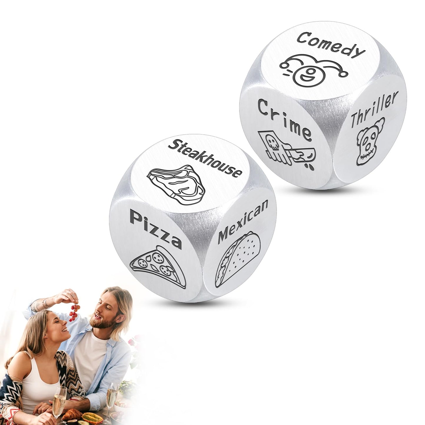 6th Anniversary Dice Gift 6 Year Anniversary Dice Gift for Women Men 6th Anniversary Iron Gift for Wife Husband 6th Anniversary 