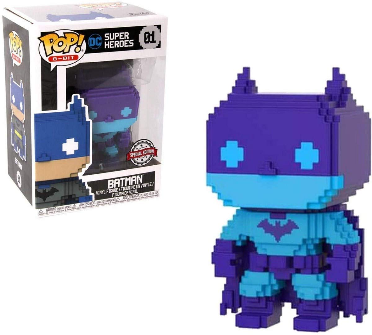 Entertainment Earth Batman Video Game Deco 8-Bit Pop! Figure - Ee Excl