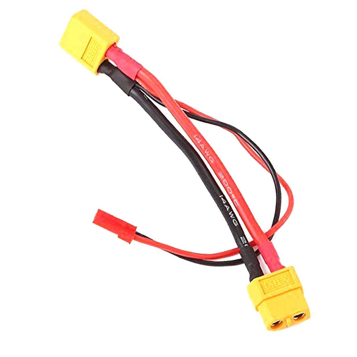Share Goo 2Pcs Xt60 Xt-60 Male To Female Battery Connector Adapter With Jst Cable Compatible With Rc Multicopter Quadcopter Gimb