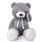 Maogolan Giant Grey Teddy Bear 47 Inch 4 Feet Large Stuffed Gray Teddy Bears Stuffed Animals For Girlfriend Children