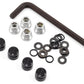 G-Made 70124 1.9 RH02 Wheel Hubs, Black (4)