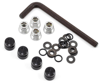 G-Made 70124 1.9 RH02 Wheel Hubs, Black (4)