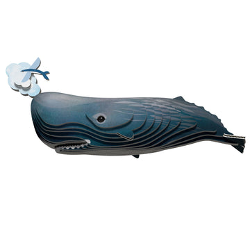 Eugy Sperm Whale 3D Puzzle, 24 Piece Eco-Friendly Educational Learning Puzzles For Kids 6+