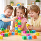 Moohfat Abc Alphabet Blocks For Toddlers,Toys For Kids, Building Construction Sets, Learning Toys For Kids, Educational Building