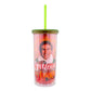 Elf Smilings My Favorite Carnival Cup With Lid And Straw  Holds 20 Ounces