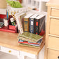 X Hot Popcorn Miniatures Dollhouse Books, 1:12 Scale Mini Books Library Bookshelf Fillers Mini House Accessories Wooden Mini Boo