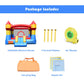 Costzon Inflatable Bounce House, Party Castle Bouncy House For Kids 12Ft L X 9Ft W X 7Ft H Indoor Outdoor Fun W/Large Jumping Area & Fun Slide, Blower, Toddler Bounce House For Backyard Birthday Gifts