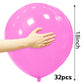 32Pcs Pink Big Balloons 18 Inch, Round Large Latex Party Balloons For Birthday Wedding Decorations. (Pink)
