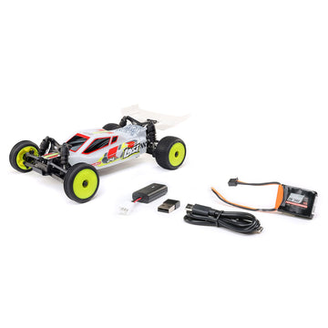 Losi Micro-B 2 Wheel Drive Buggy White Rtr Los00007T1