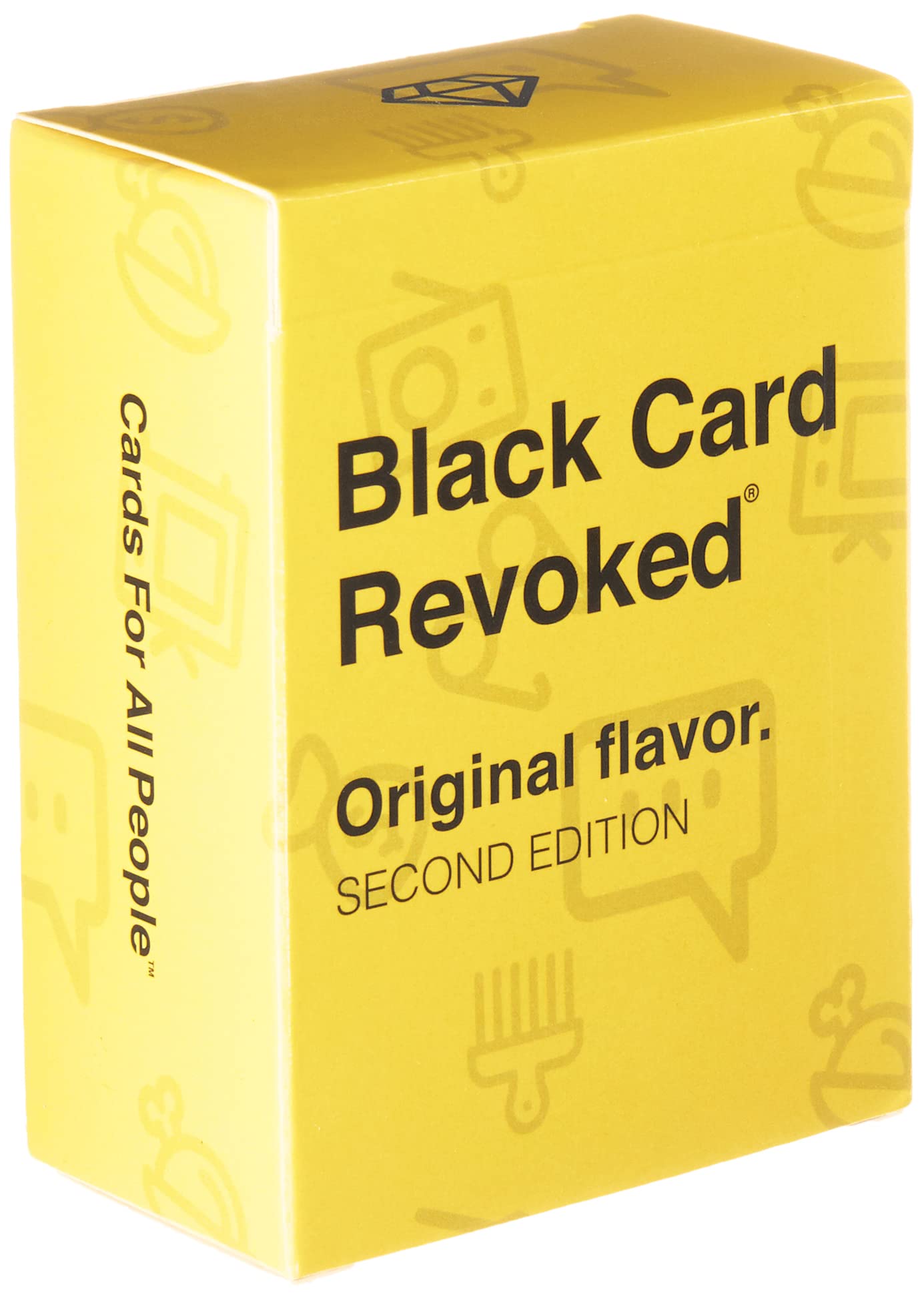 Black Card Revoked Trivia Game - Second Edition, Cardstock, Fun for Game Night & Holidays, Black Color
