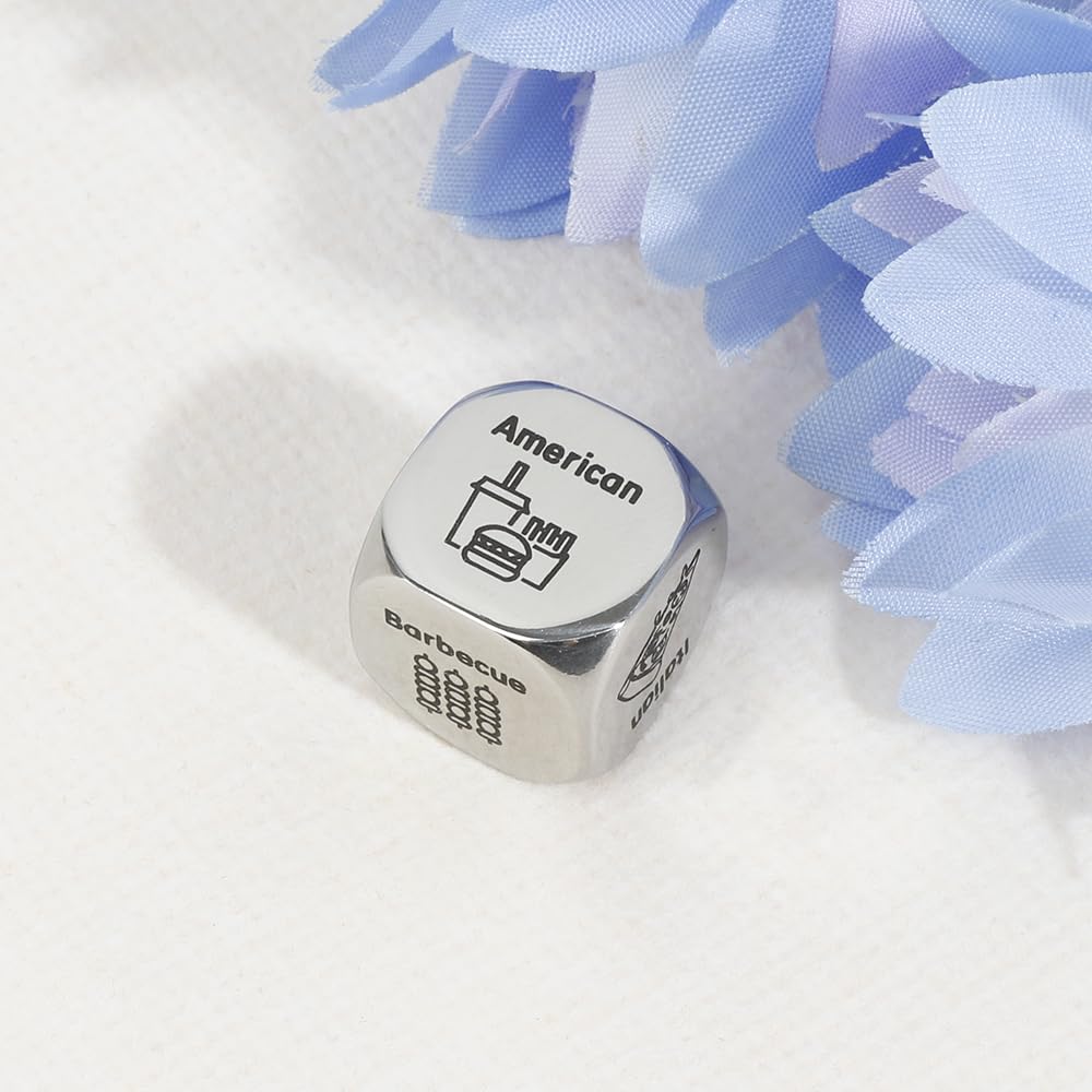 Valentines Day Gifts for Him Her Galentines Day Gifts for Boyfriend Girlfriend Couple Gifts Food Decision Dice Funny Date Night