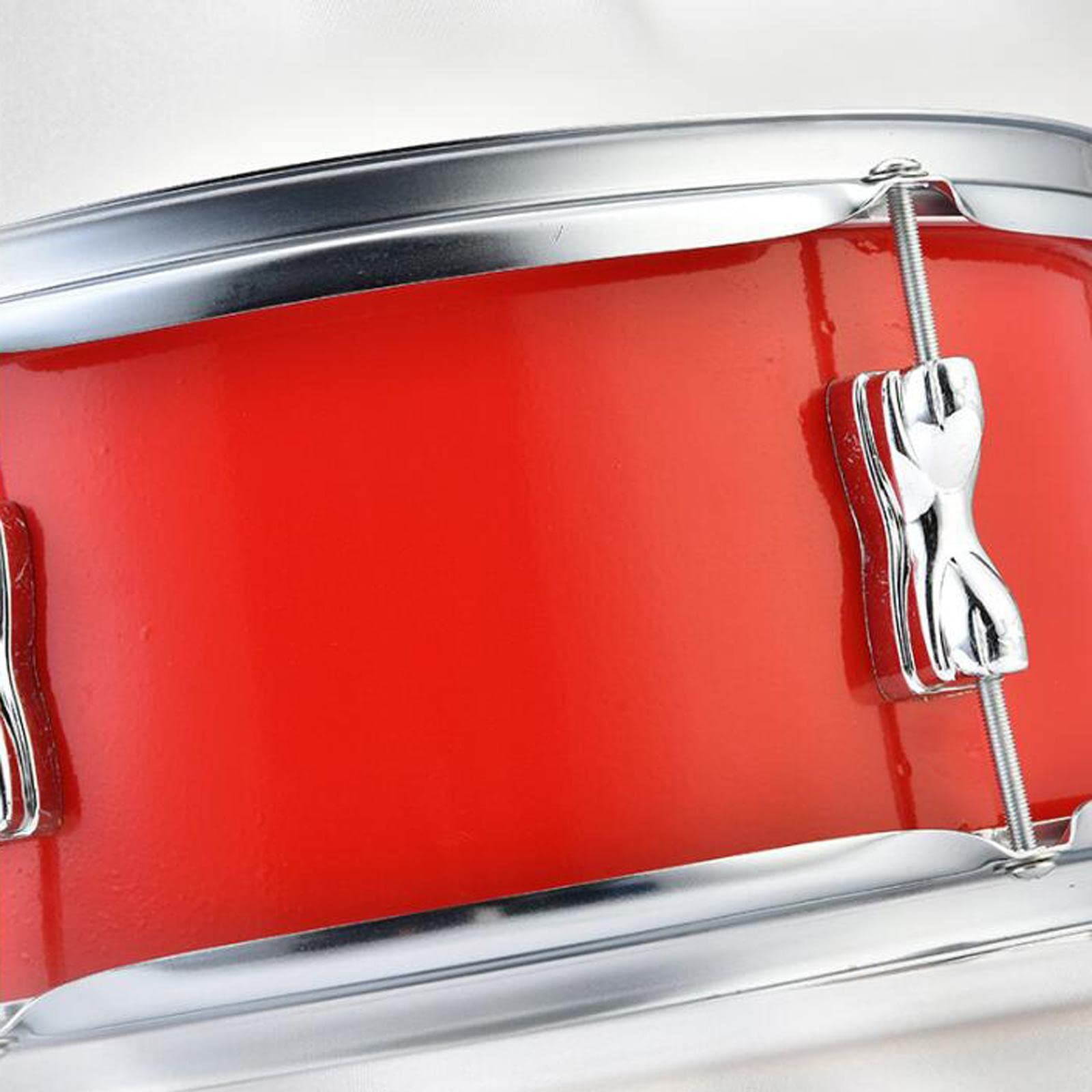 Snappsy 11Inch Snare Drum With Gloves Percussion Instrument For Kids Girls Beginners Red